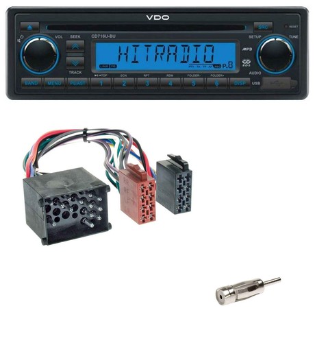 Autoradio vdo aux - mp3, cd