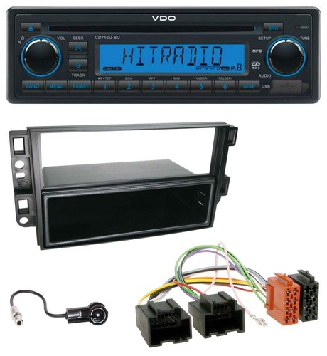 Autoradio vdo aux mp3 1din - aux, cd