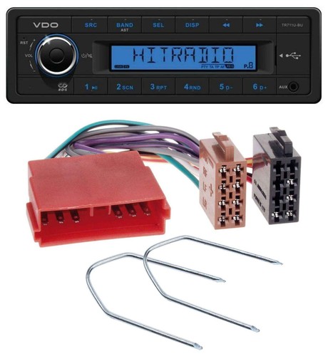 Autoradio usb vdo aux 1din - usb,
