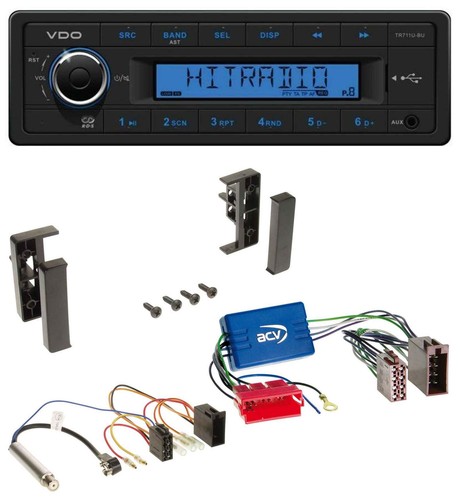 Autoradio usb vdo aux - aux, 1din