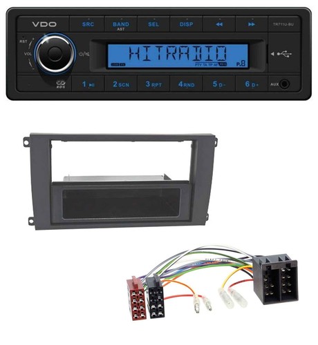 Autoradio usb vdo aux 1din - vdo,