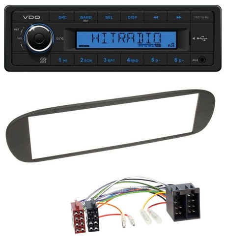 Autoradio usb vdo aux 1din - vdo,
