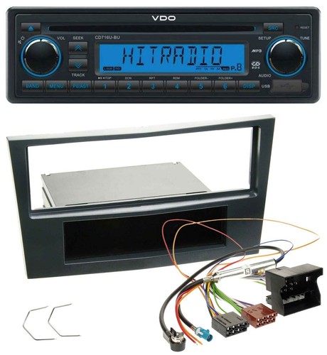 Autoradio vdo aux mp3 1din - 1din, cd