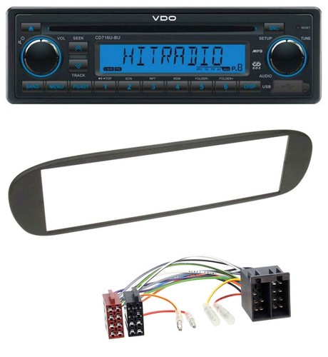 Autoradio vdo aux - 1din, cd