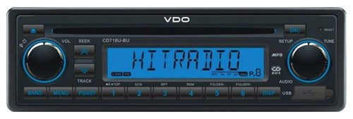 Vdo cd716u autoradio - vdo, cd716u-bu