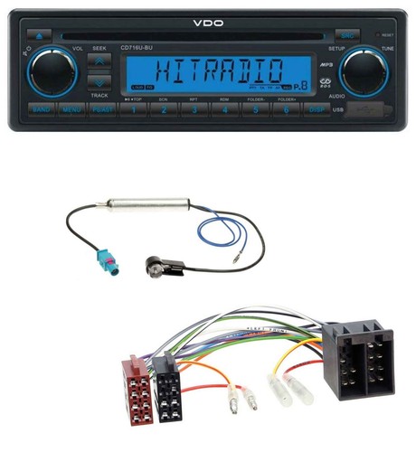 Autoradio vdo aux mp3 1din - aux,