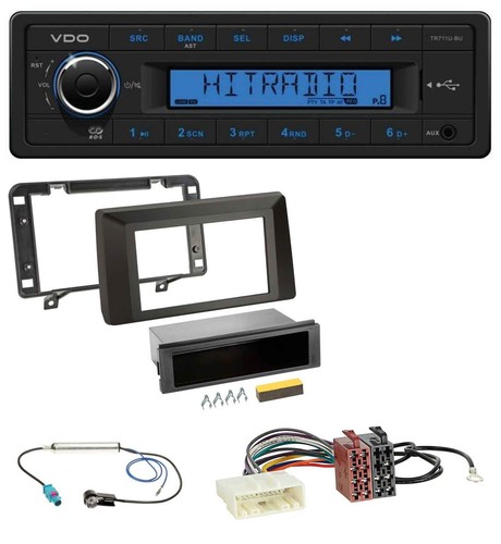 Autoradio usb vdo aux 1din - autoradio,